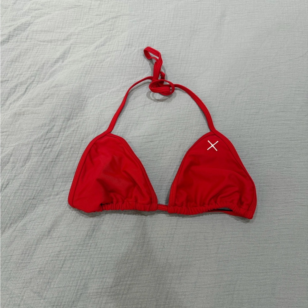 Boutine LA Red Bikini Top